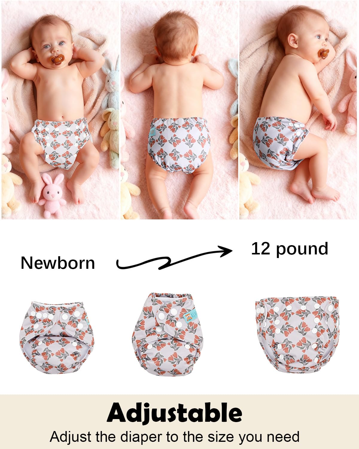ALVABABY waterproof outer layer helps outings stay dry.