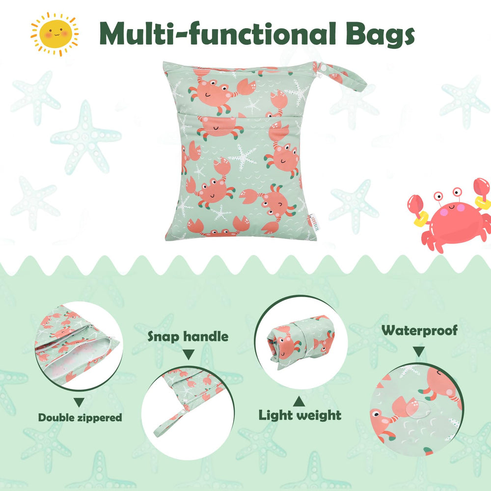ALVABABY bag with a convenient handle for easy carrying beside a stroller.