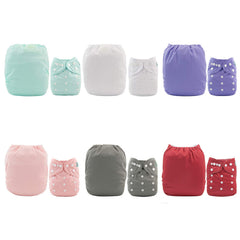 ALVABABY three-layer inserts provide extra absorbency for longer wear.