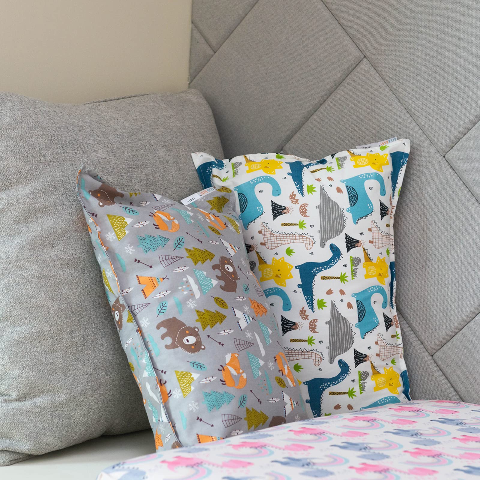 ALVABABY 12x16-fit pillowcase for loose toddler pillows