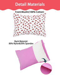 ALVABABY 2-pack pillowcases displayed for convenient replacement during travel