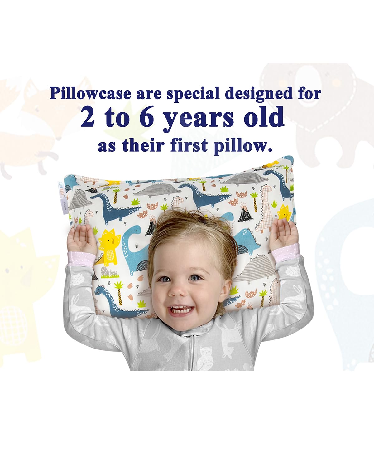 ALVABABY 2-pack pillowcases simplify bedtime prep
