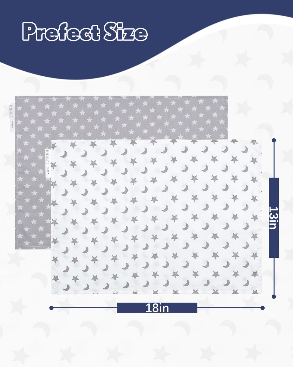 ALVABABY pillowcase protects against dust and drool in daily use