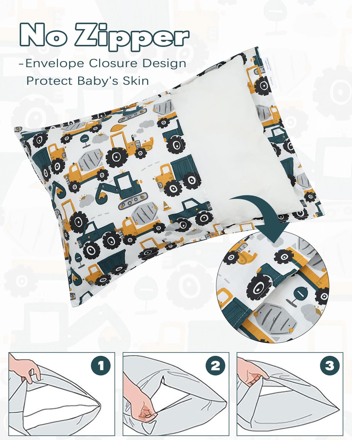 ALVABABY dust-protection pillowcase guards against dust and drool
