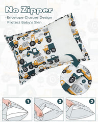 ALVABABY dust-protection pillowcase guards against dust and drool