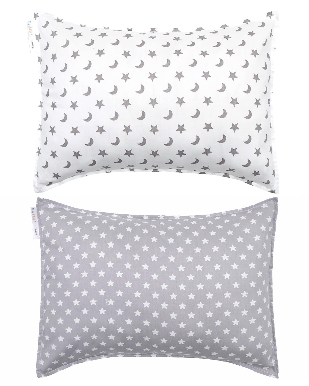 ALVABABY toddler pillowcase with envelope closure keeps pillow clean and easy to change