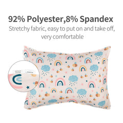 ALVABABY envelope-closure pillowcase for quick on/off during busy mornings