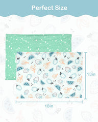 ALVABABY pillowcase fits 13x18 and 12x16 for versatile use.