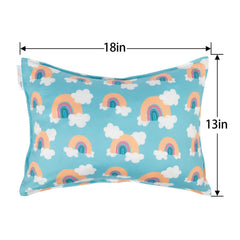 ALVABABY pillowcase fits 13x18 pillows and loose fit for 12x16 toddlers