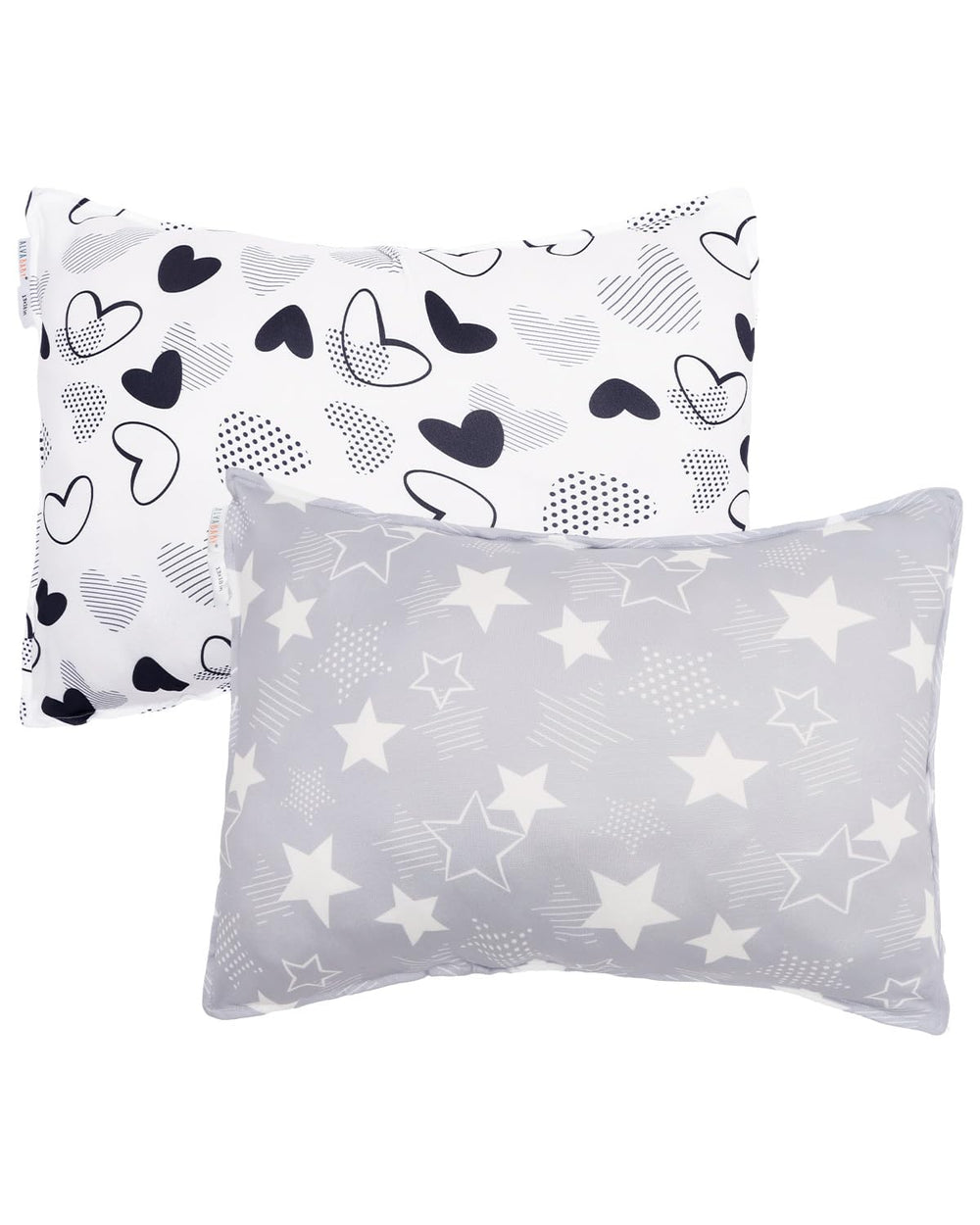 ALVABABY toddler pillow cover in soft-knit fabric for a gentle sleep surface.