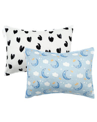ALVABABY toddler pillowcase in soft stretchy fabric for 13x18 pillows, breathable and gentle for kids' skin.