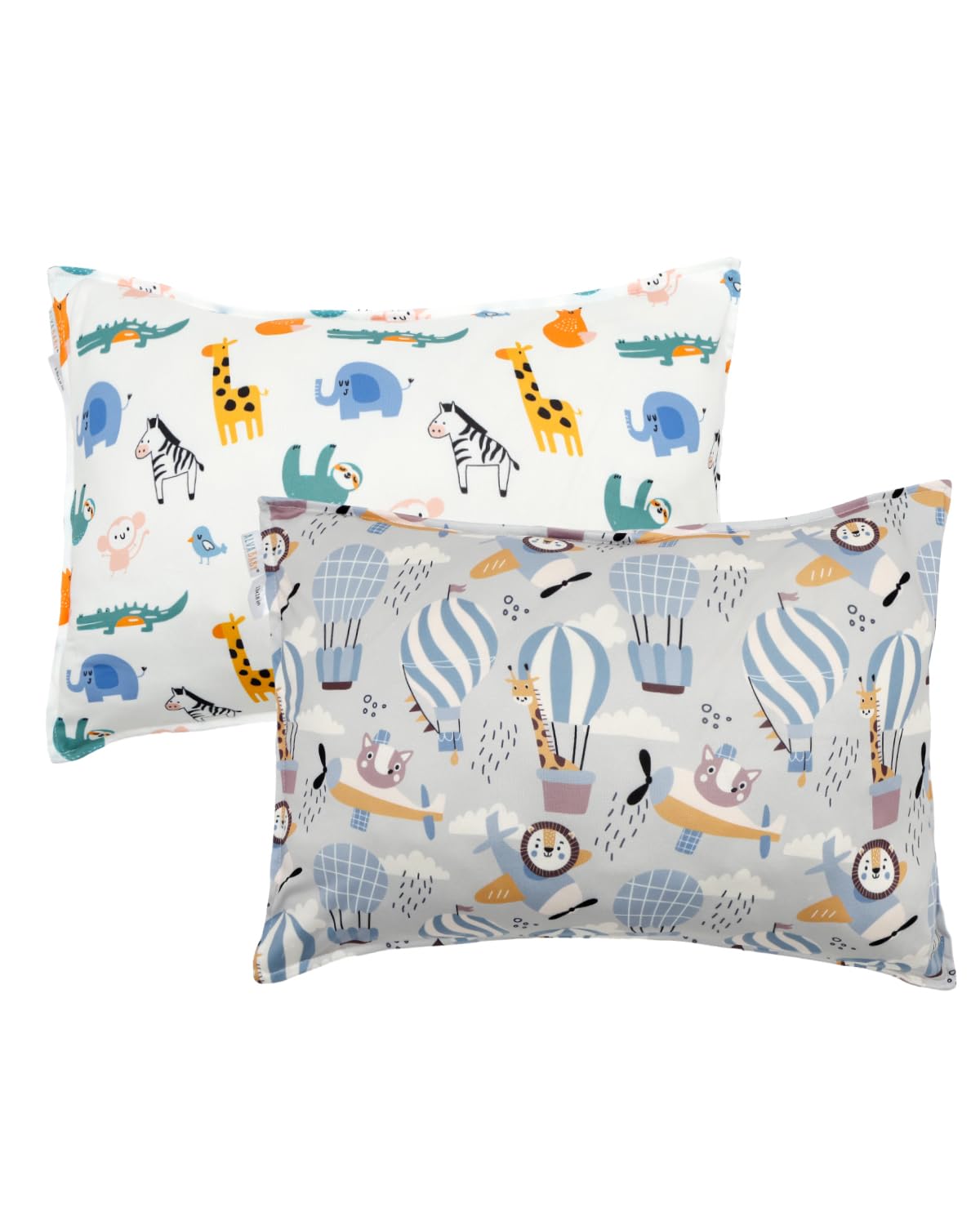 ALVABABY toddler pillowcase in stretchy soft fabric for gentle sleeping comfort.
