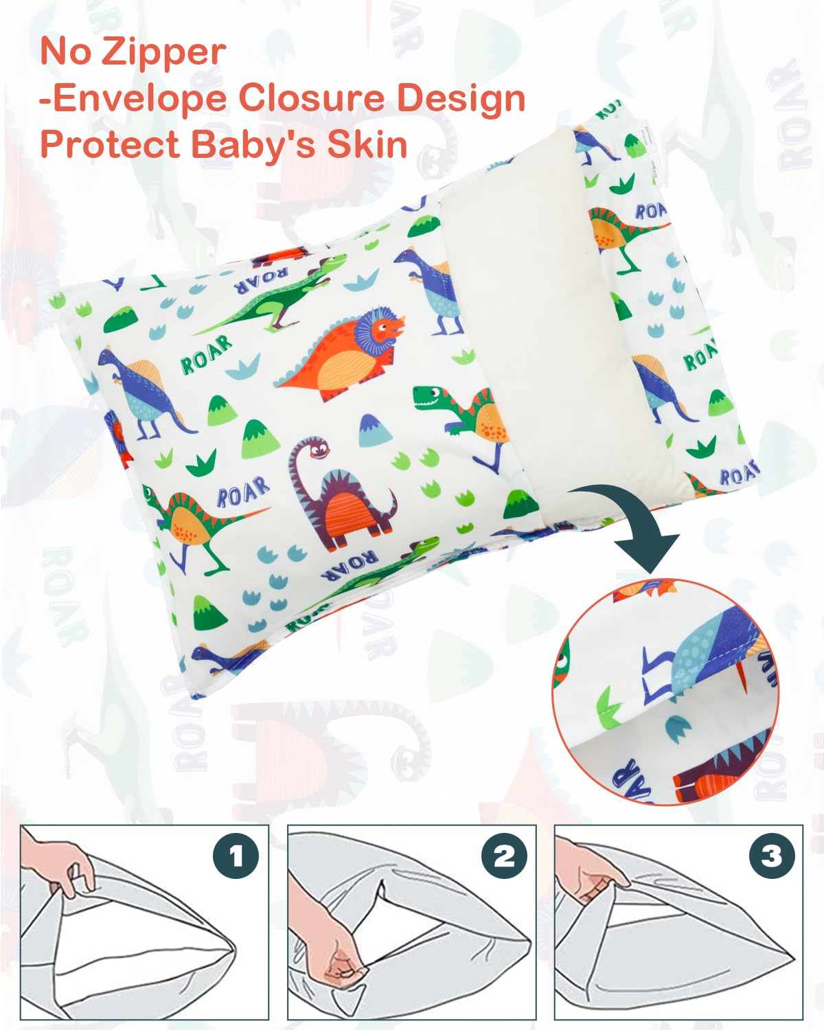 ALVABABY travel friendly pillowcase for on the go naps