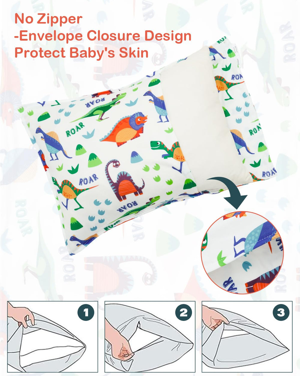 ALVABABY travel friendly pillowcase for on the go naps