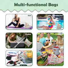ALVABABY 30x36 cm bag is ideal for beach, pool, or gym gear.