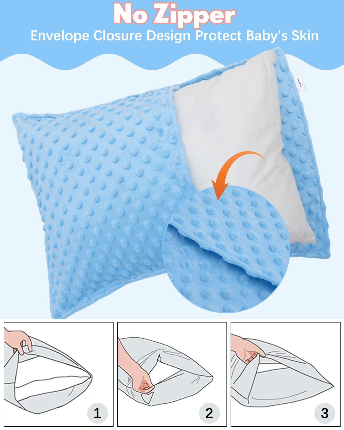 ALVABABY travel-friendly pillowcase for naps on the go