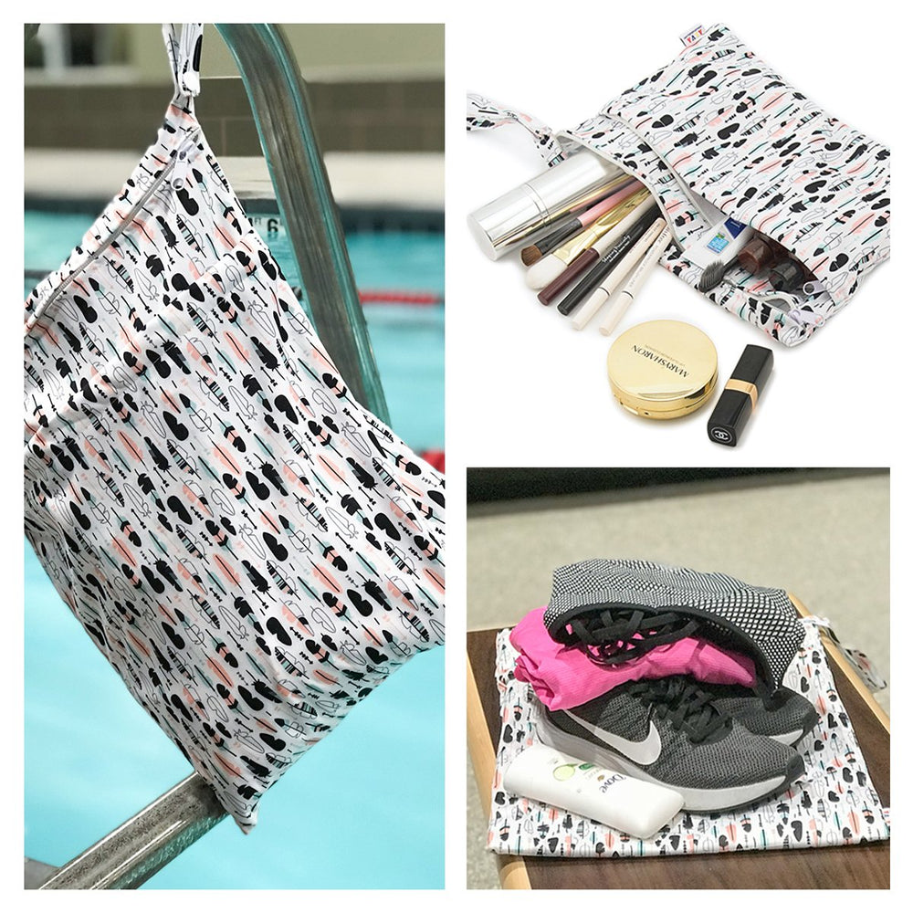 ALVABABY travel-ready pouch helps organize gear for trips or daycare.