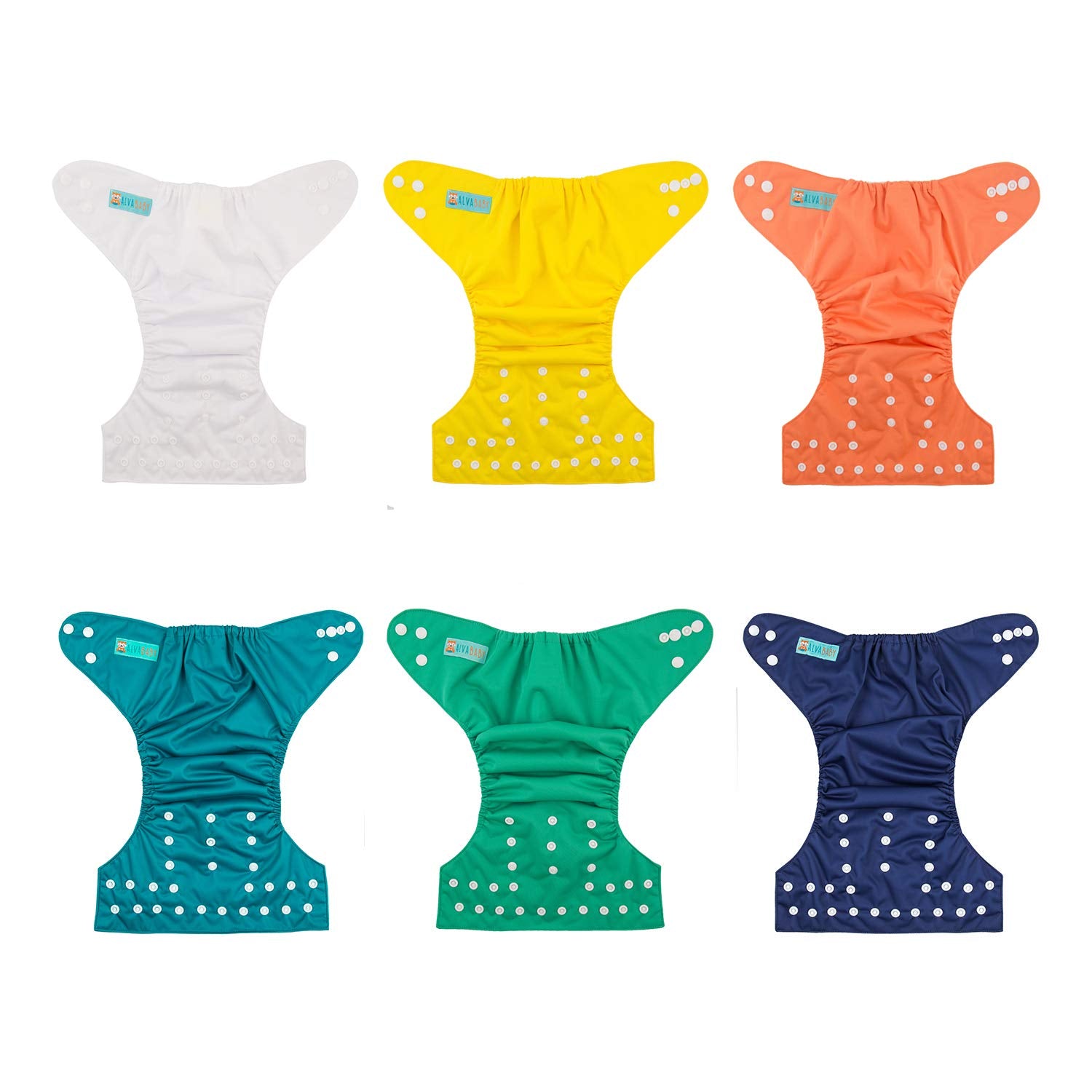ALVABABY twelve inserts included for quick, absorbent changes