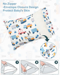 Alvababy-two-pack pillowcovers keeps spare ones clean.