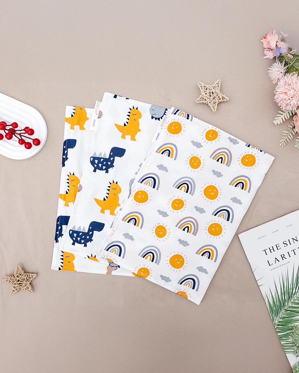 ALVABABY two-piece pillowcase set ready for daily use