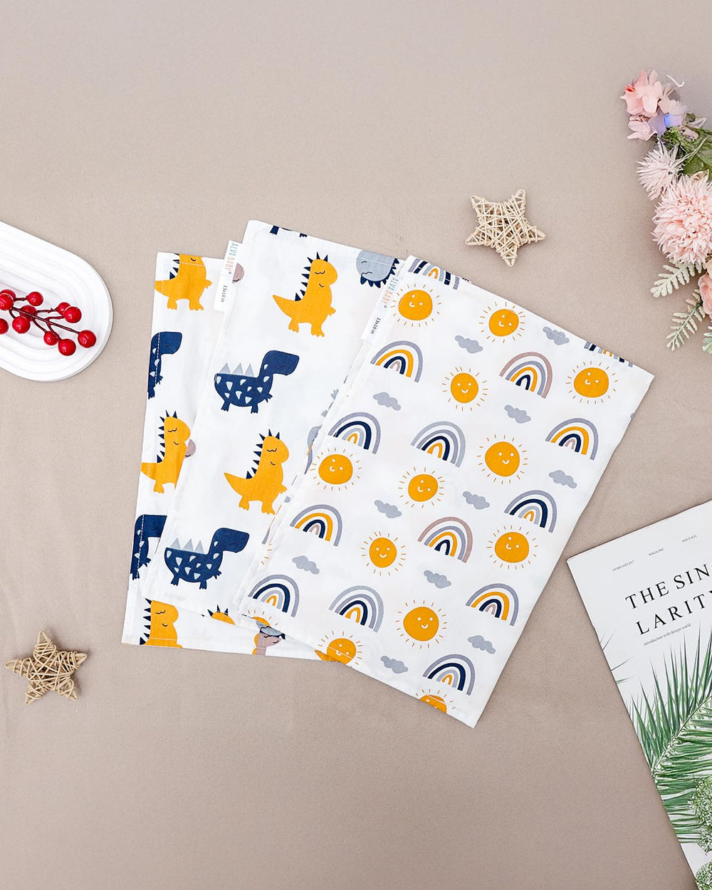 ALVABABY two-piece pillowcase set ready for daily use