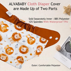 Waterproof and breathable outer layer keeps baby dry and comfortable.