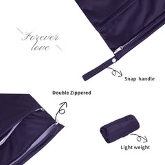ALVABABY wet-dry bag dual compartments illustrate organized packing for travel.