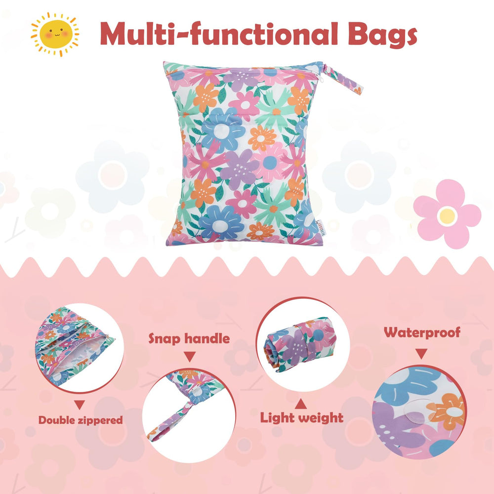 ALVABABY bag sewn wet section prevents wicking.