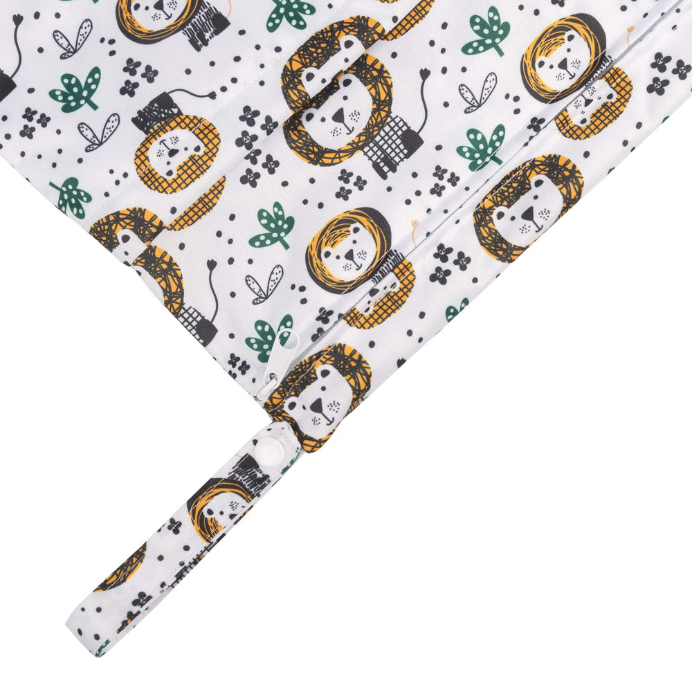 ALVABABY bag size 30cm x 36cm holds multiple cloth diapers.