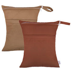 ALVABABY wet-dry bag with two zippers for wet and dry separation.