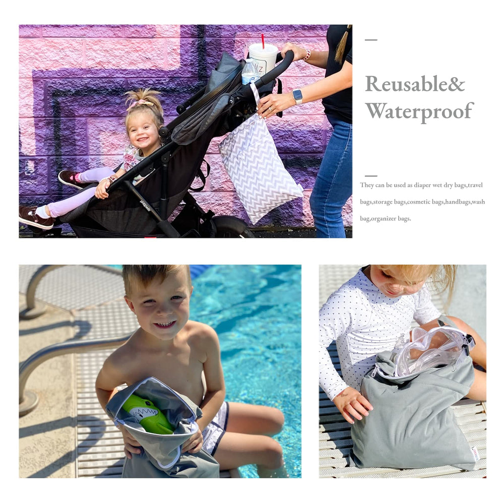 ALVABABY bag uses waterproof polyester for durable daily use.
