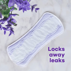 Always Anti-Bunch Xtra Protection daily liners in-use scene showing stay-put fit