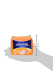 Always Classic Clean Feel Protection 10 Normal pads product packaging and dimensions.