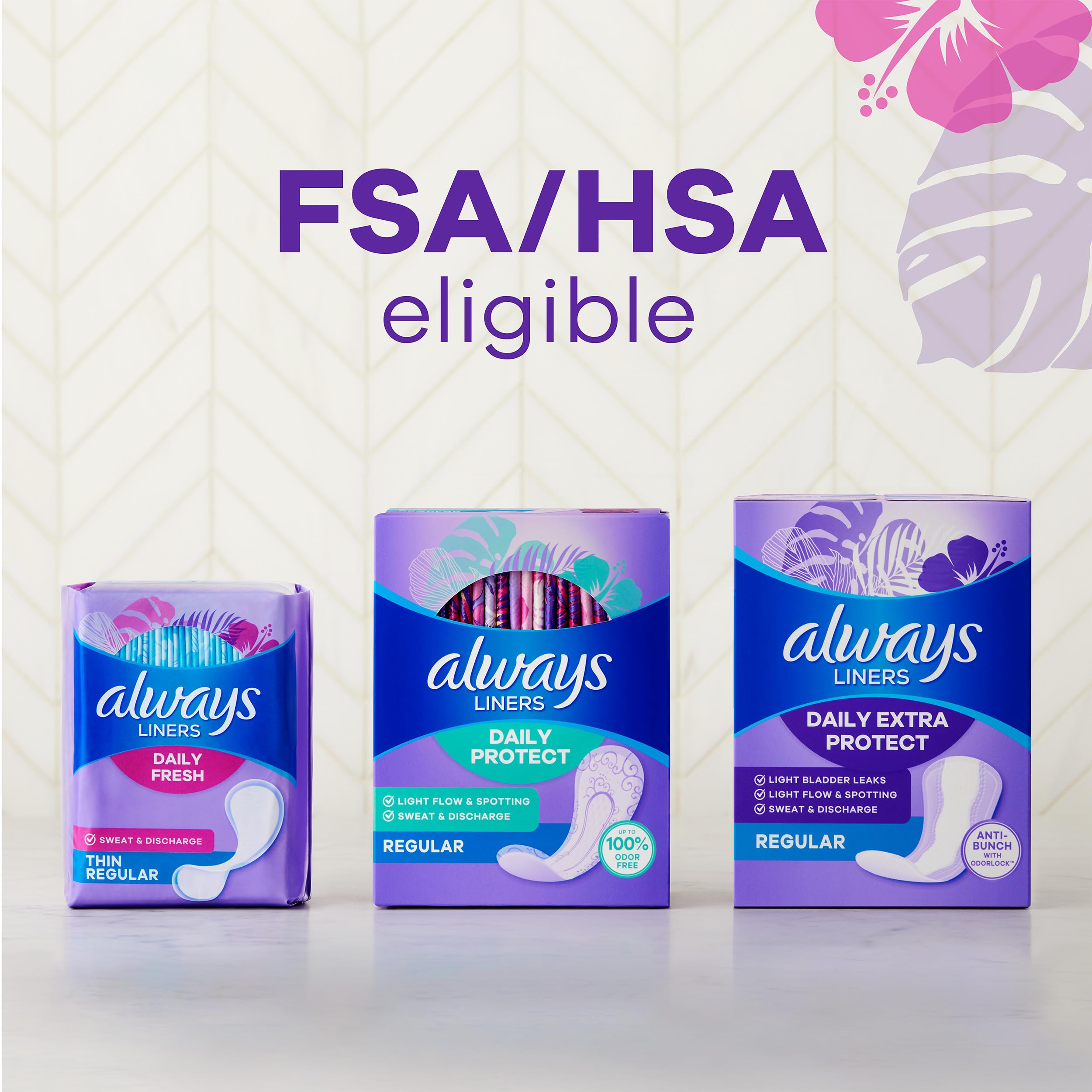 Always liner eligible for HSA/FSA in the US for convenient coverage