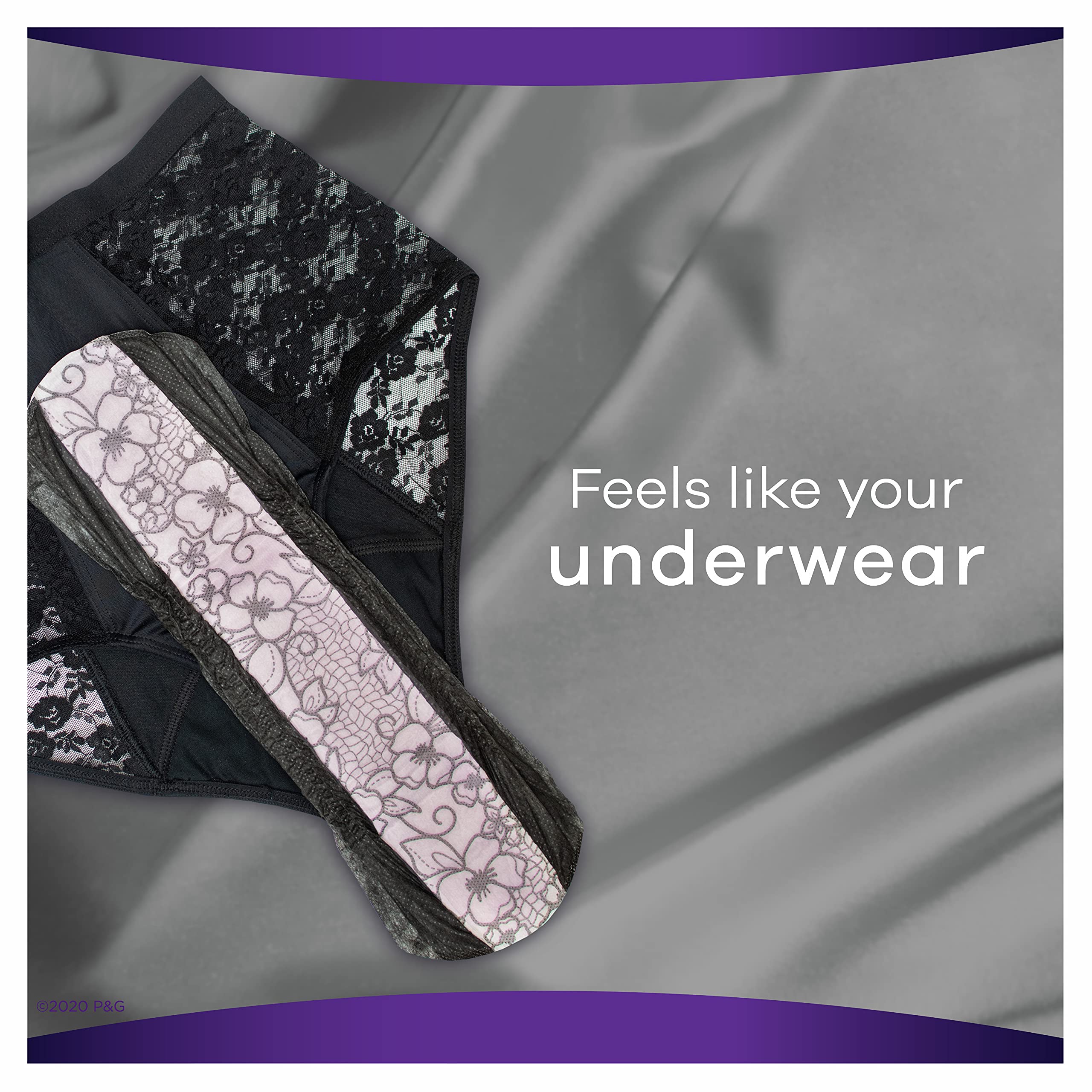 Always Discreet Boutique long length for extended coverage.