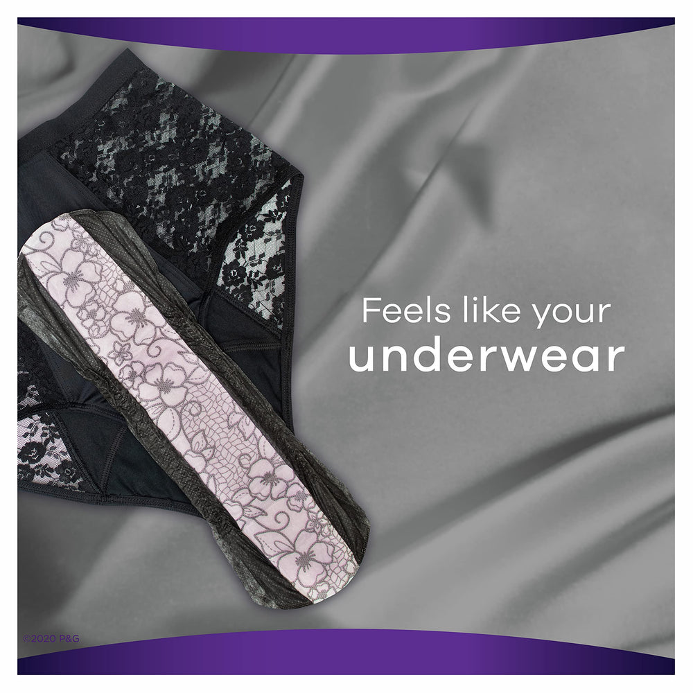 Always Discreet Boutique long length for extended coverage.