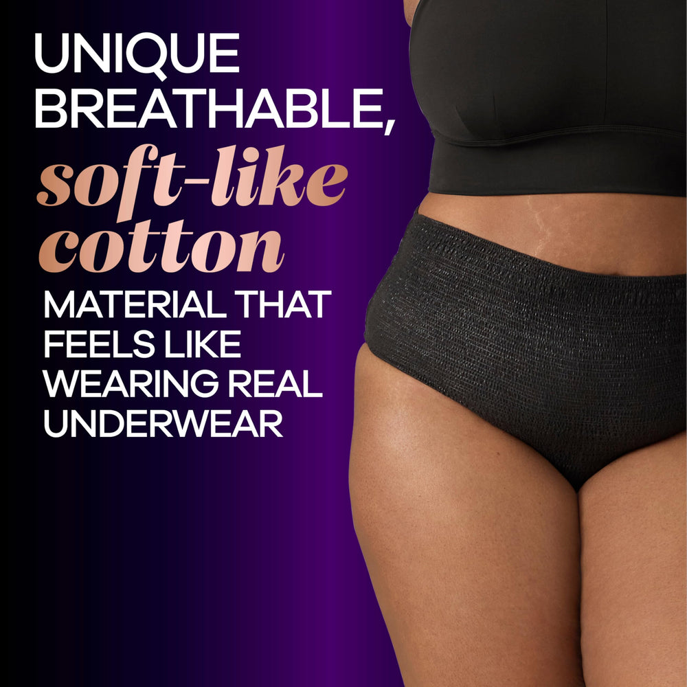 Always Discreet Boutique Rosy color option adds stylish feminine look