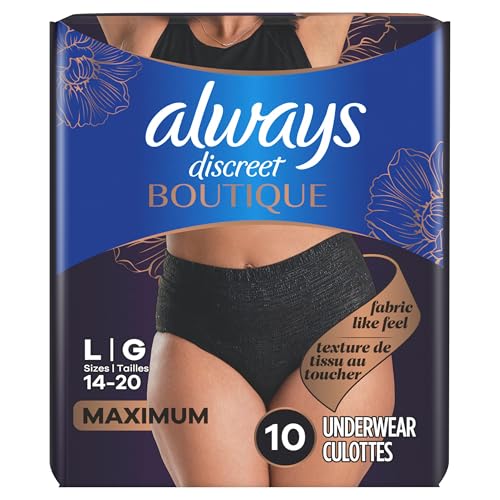 Always Discreet Boutique postpartum-use scenario shows protection after childbirth