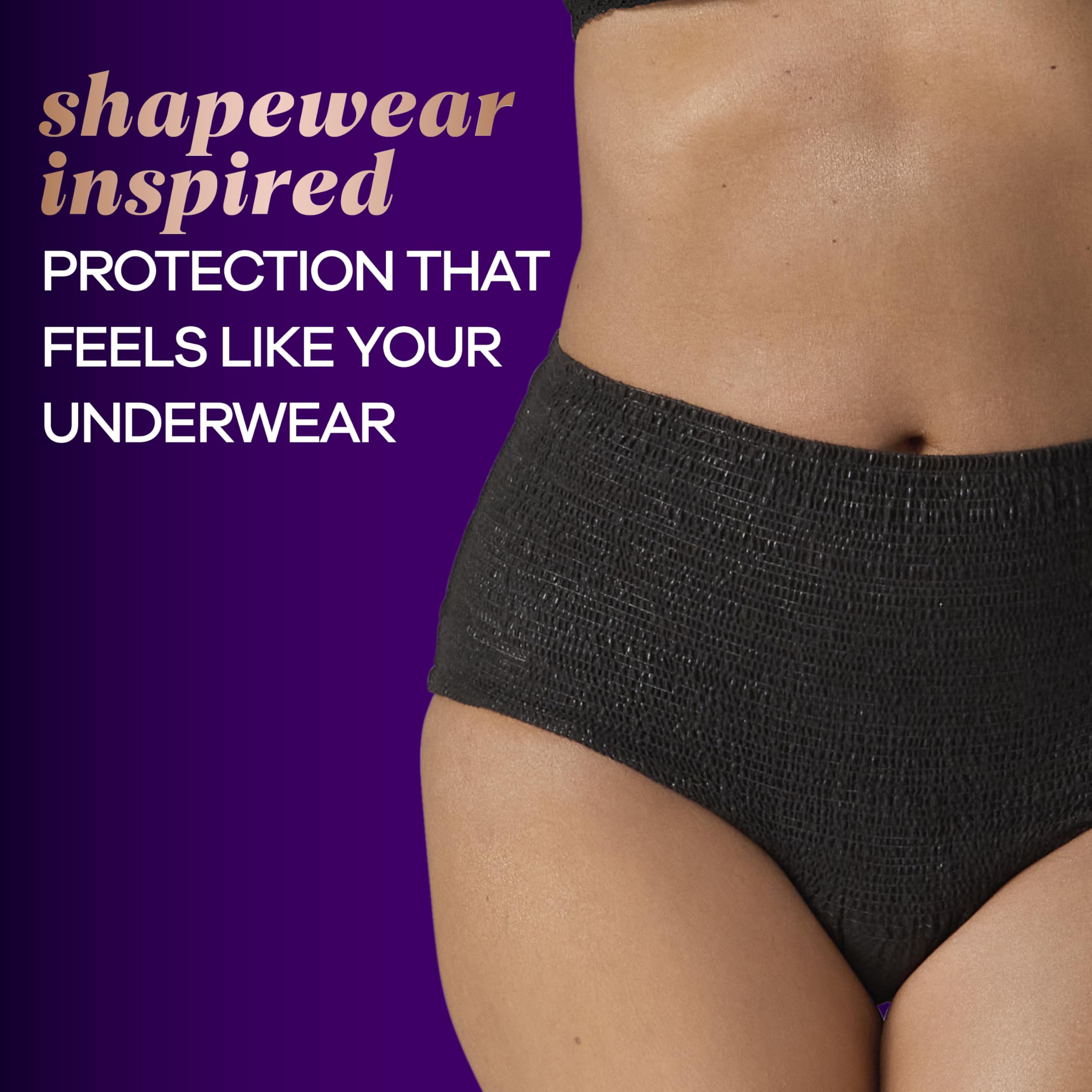 Ultra-thin core of Always Discreet Boutique turns liquid to gel quickly