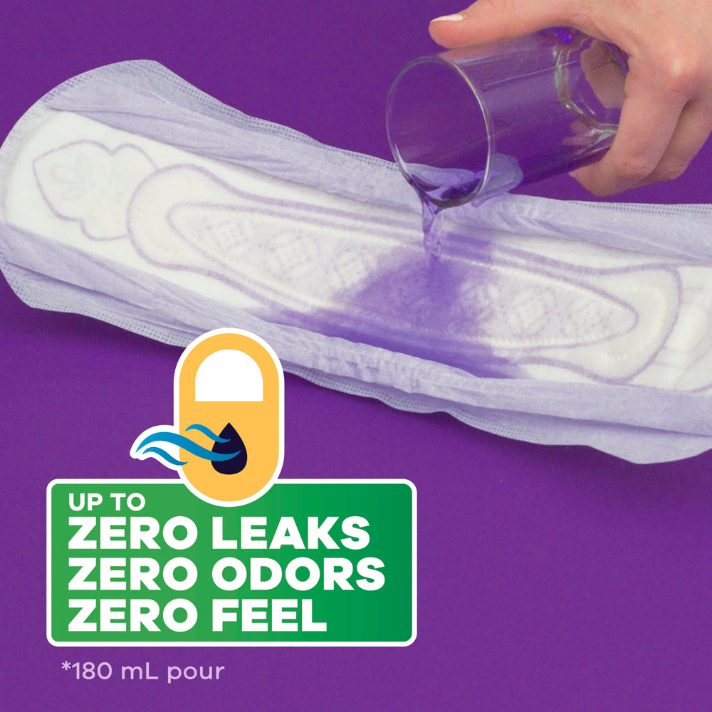 Always Discreet pad worn under clothing for discreet everyday wear.