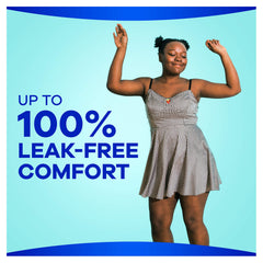 Always Maxi Dri-Weave cover provides clean, dry protection