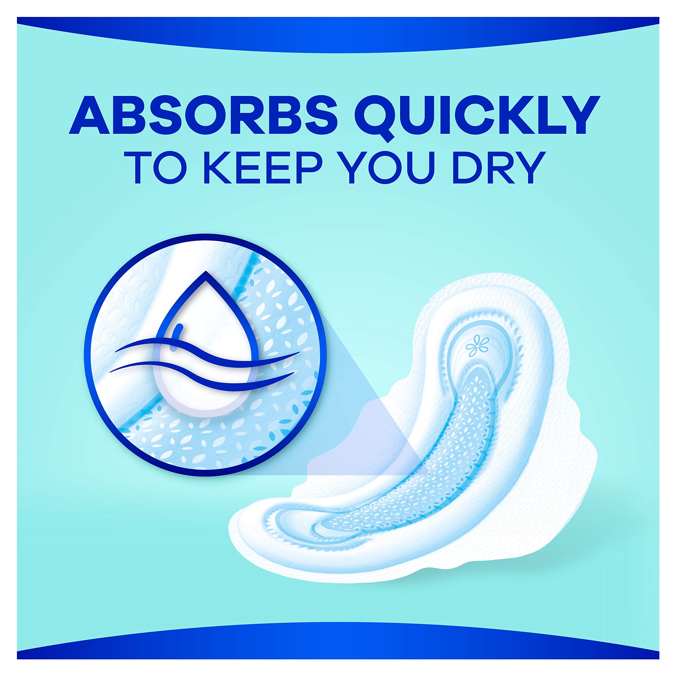 Always Maxi with deep barriers helps keep leaks at bay
