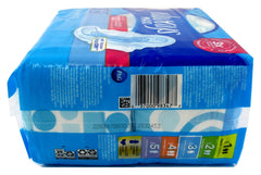 Always Maxi Extra-Long pad laid flat to show full coverage for overnight wear