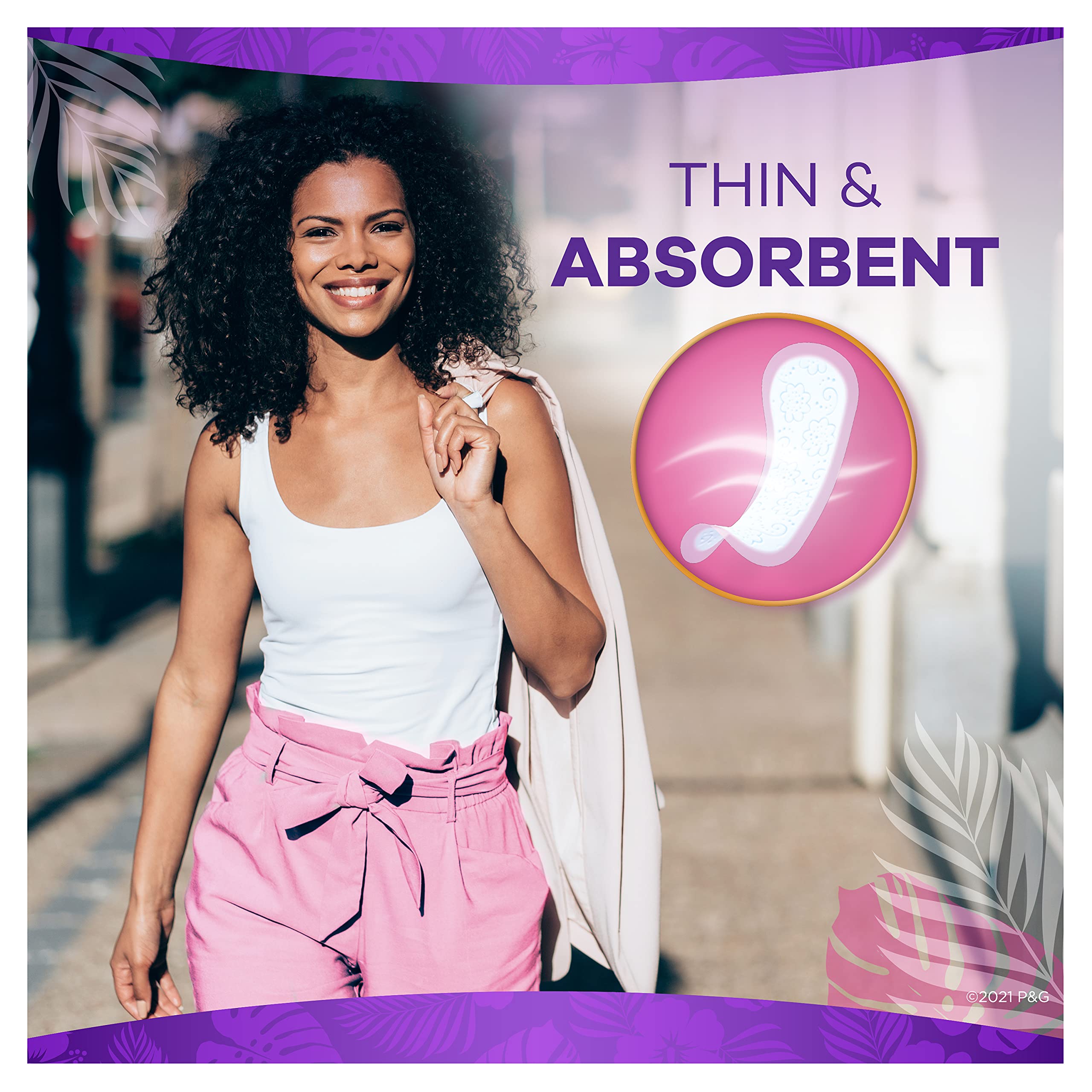 Always Thin Mince discreet packaging aids privacy on the go.