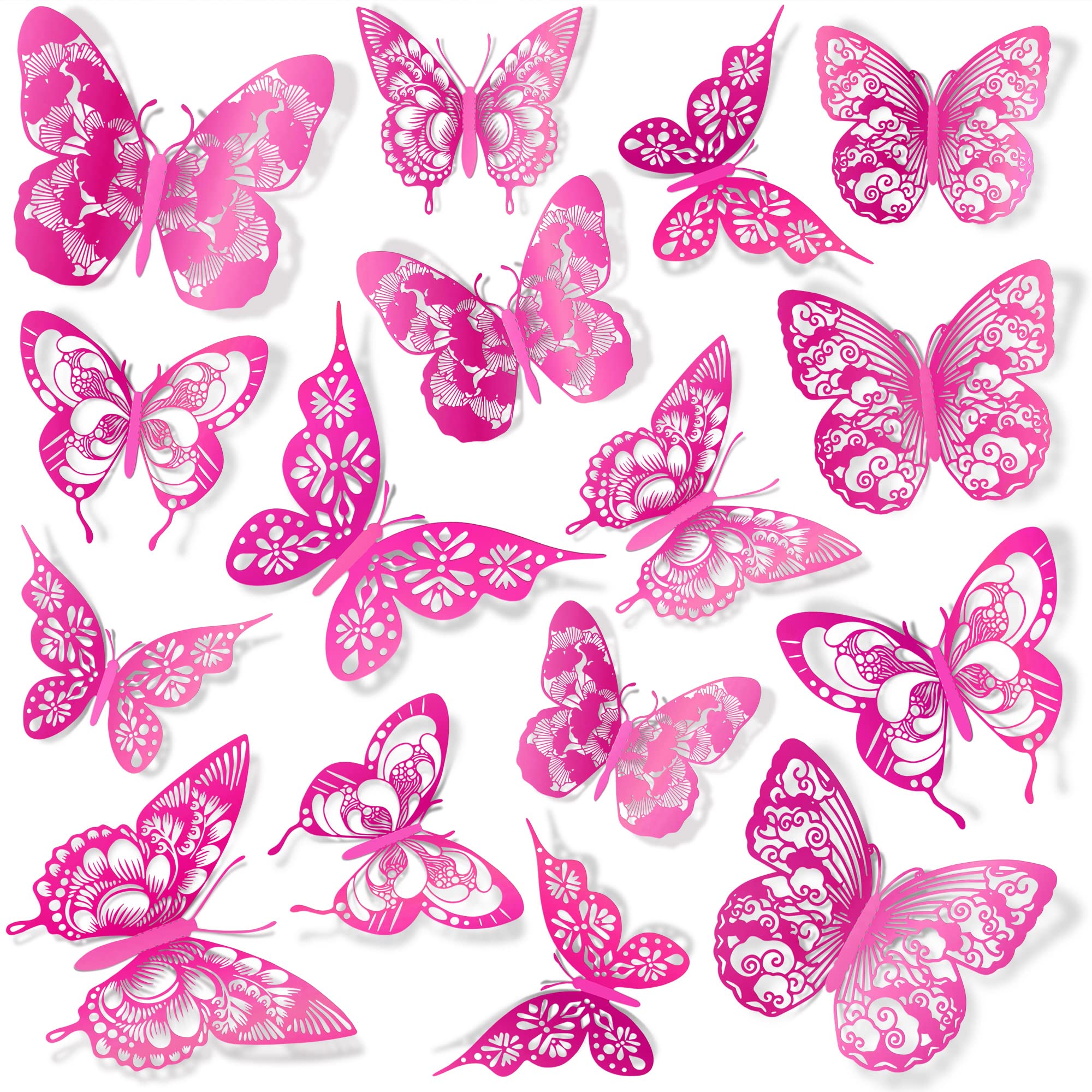 AM AMAONM 3D butterfly style1 decor for kids room adds whimsy