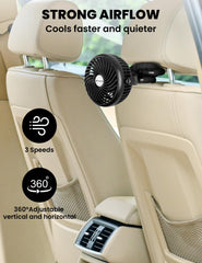 AMACOOL 360-degree rotate head enables versatile cooling directions.