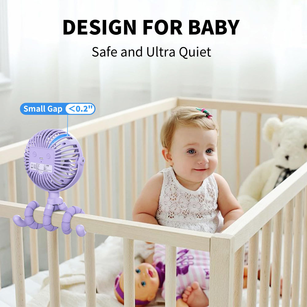 AMACOOL LED night-light on the fan for gentle evening visibility