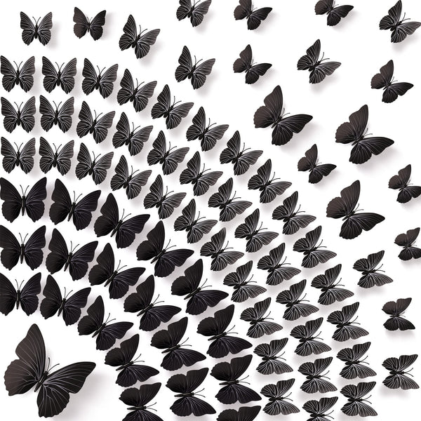 Amaonm 3D butterfly wall decal pack cover adds instant charm to any room.