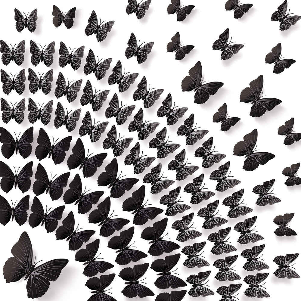 Amaonm 3D butterfly wall decal pack cover adds instant charm to any room.