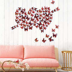 Amaonm 3D butterfly wall decals are easy to apply on smooth walls.